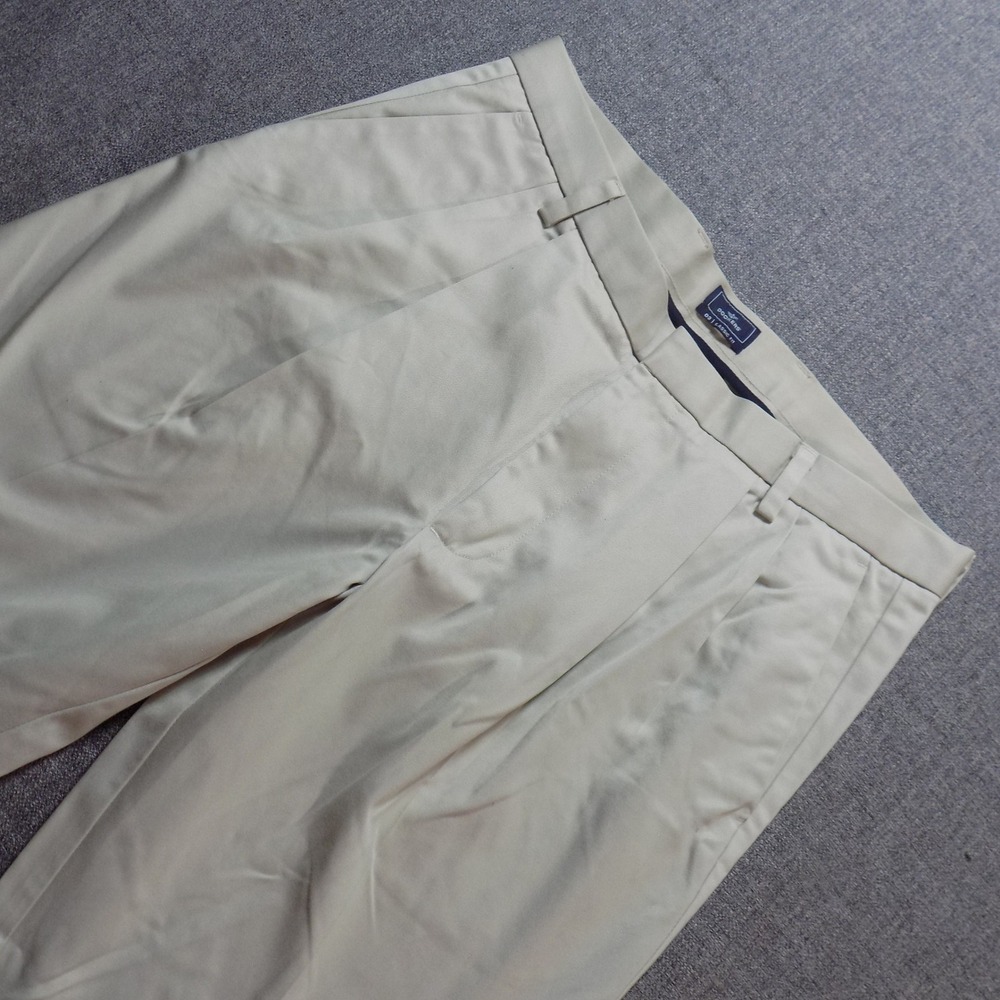 Dockers Pants Mens 36x32 Khaki Good D3 Classic Fit Pleated Front Cotton Chinos